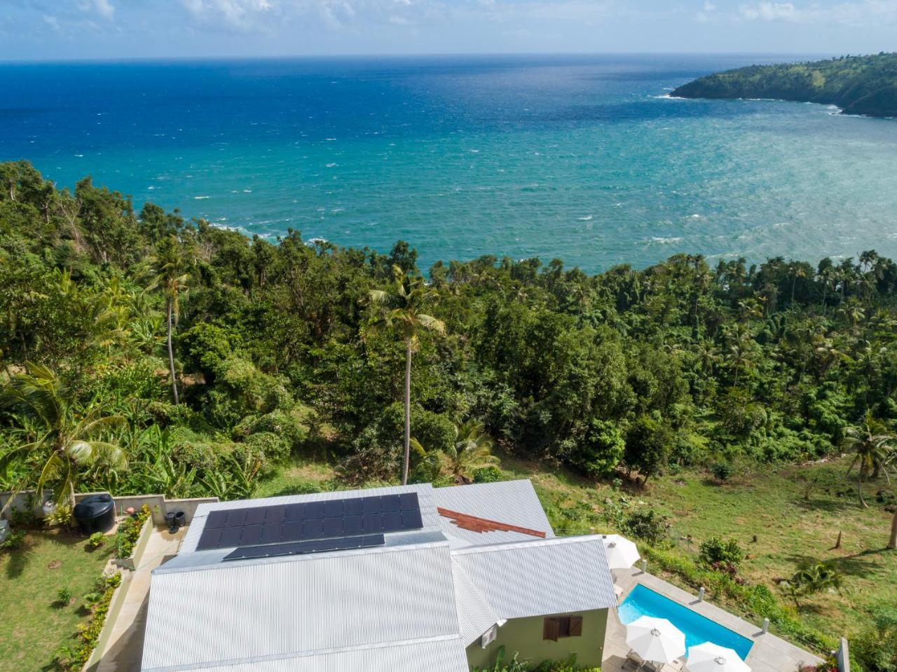 Pagua Bay House - Oceanfront Cabana'S Marigot Buitenkant foto