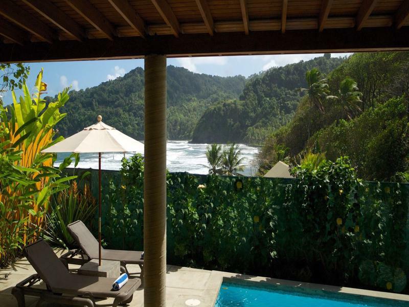 Pagua Bay House - Oceanfront Cabana'S Marigot Buitenkant foto