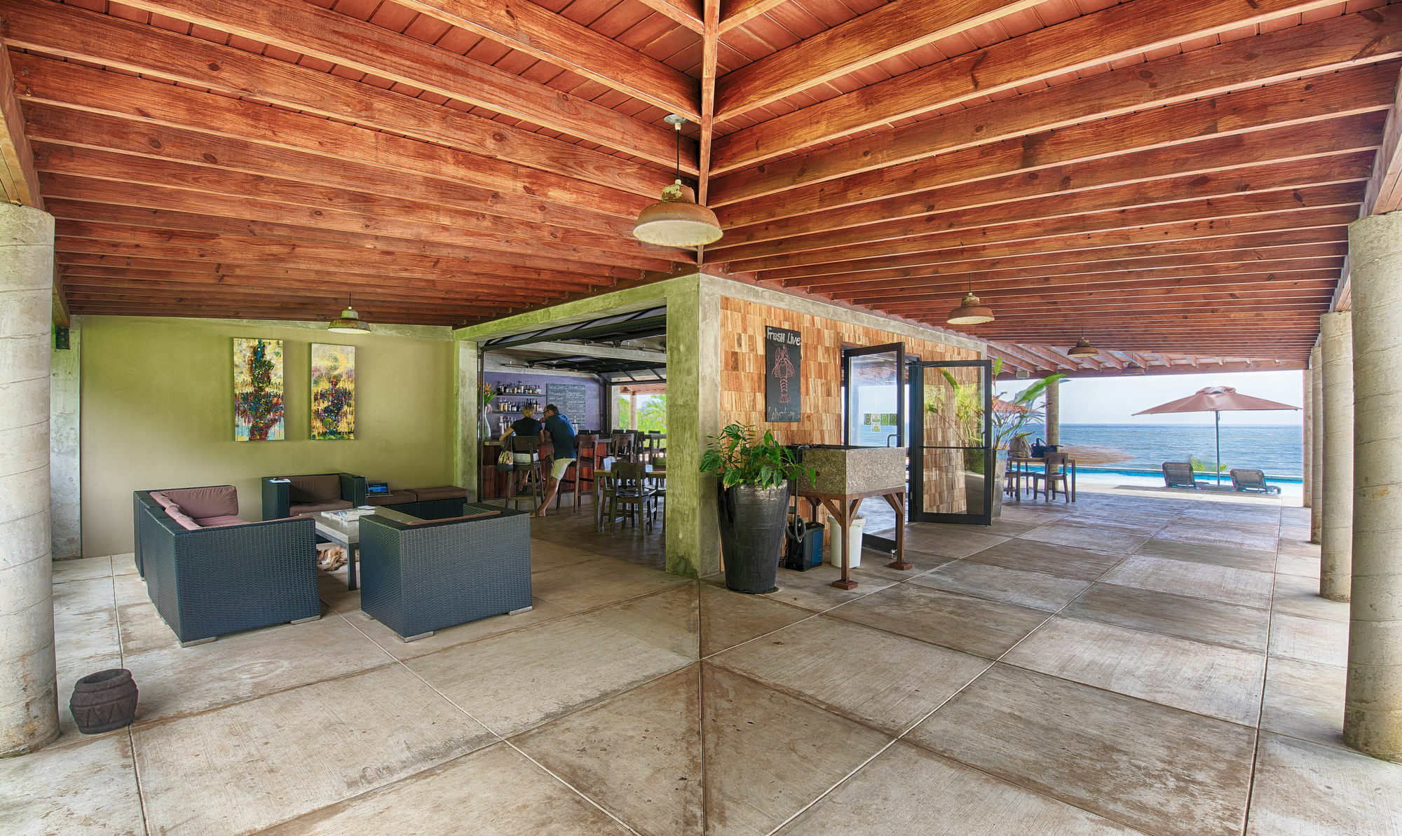 Pagua Bay House - Oceanfront Cabana'S Marigot Buitenkant foto