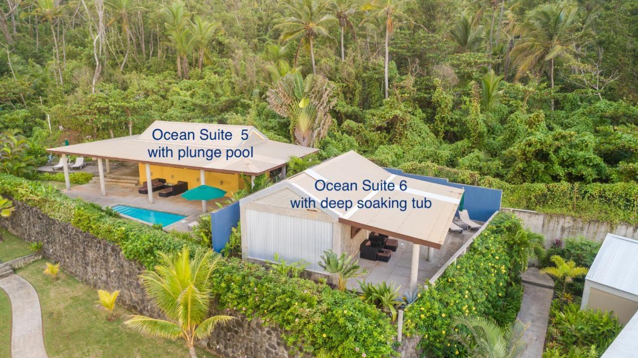 Pagua Bay House - Oceanfront Cabana'S Marigot Buitenkant foto